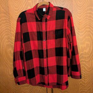 Old Navy red checkered flannel shirt - women's M
